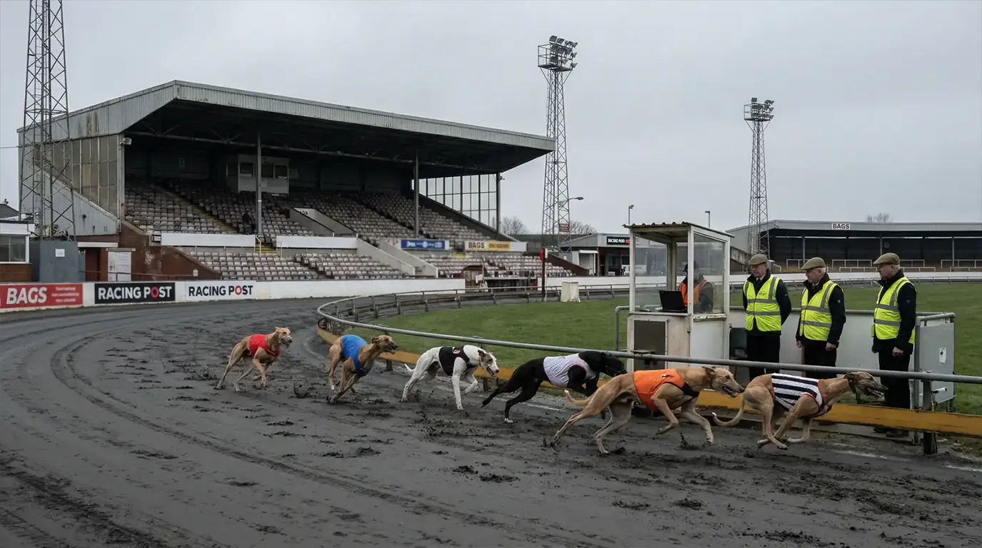 BAGS greyhound racing meetings — daytime greyhound race at a UK track
